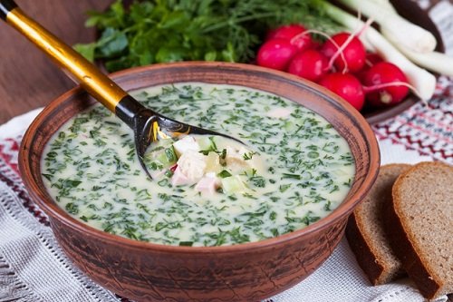Диета на кефирной окрошке: меню на неделю с рецептами