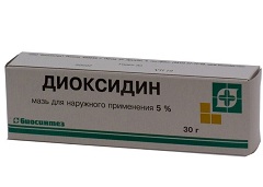 Диоксидин Диоксидин мазь