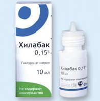 Хилабак - лекарство для лечения синдрома сухого глаза