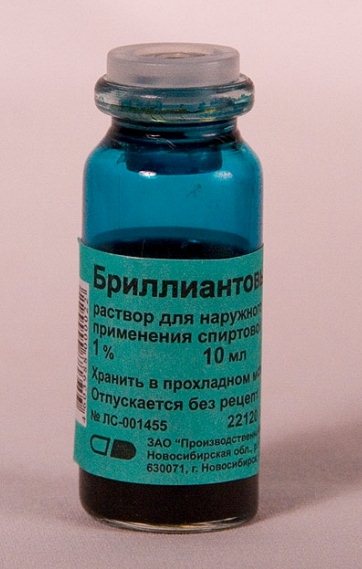 зеленка - лучшее средство для лечения ветрянки