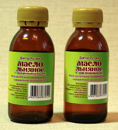 Льняное масло Льняное масло для приема внутрь