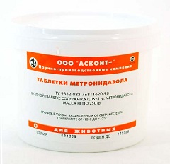 Метронидазол Метронидазол таблетки